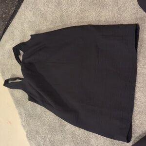 J. Crew mini black cotton dress